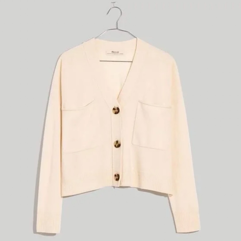 Madewell Responsible Cashmere Upton Cardigan Sweater X-SMALL